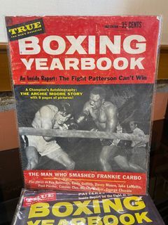 Boxing Yearbook 1962 Vintage Edition Patterson Frankie Carbo Ray Robinson Cassius Clay Muhammad Ali - Manny Pacman pacquiao antique
