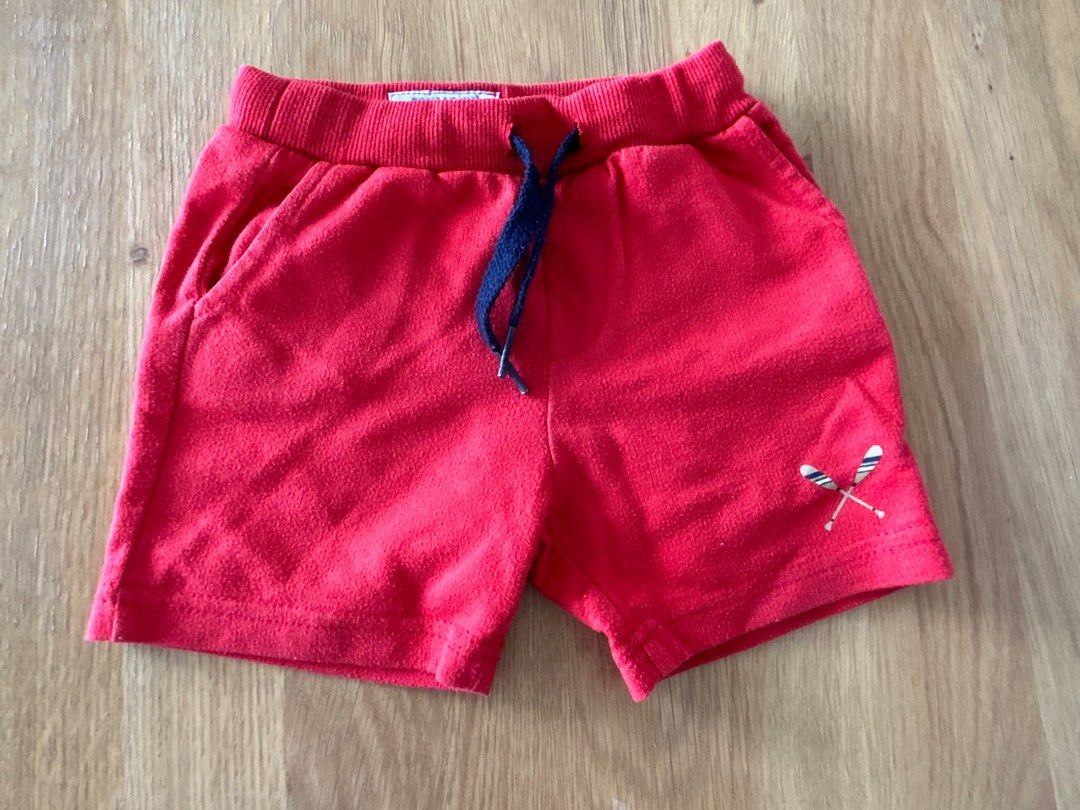 Red and blue shorts hot sale