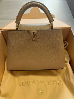 3D model Louis Vuitton Lockme Ever BB Caramel Bag VR / AR / low