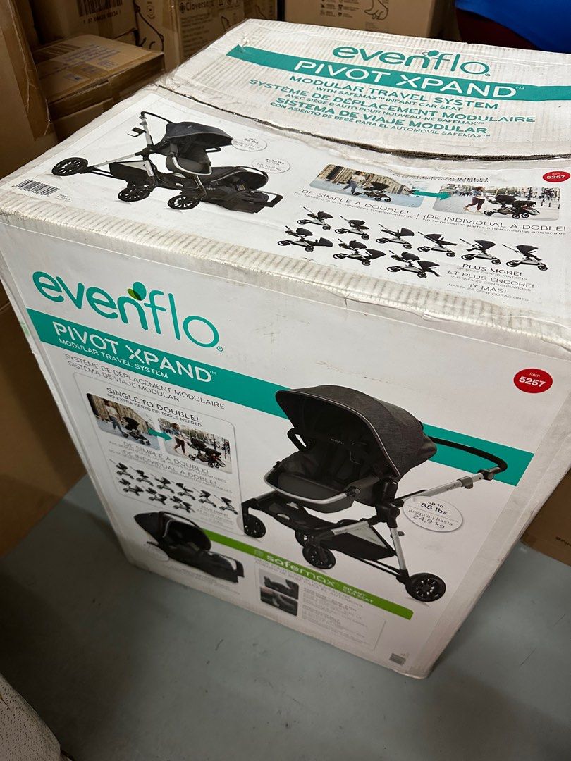 brand new] Evenflo Pivot Xpand Modular Travel System w/ SafeMax