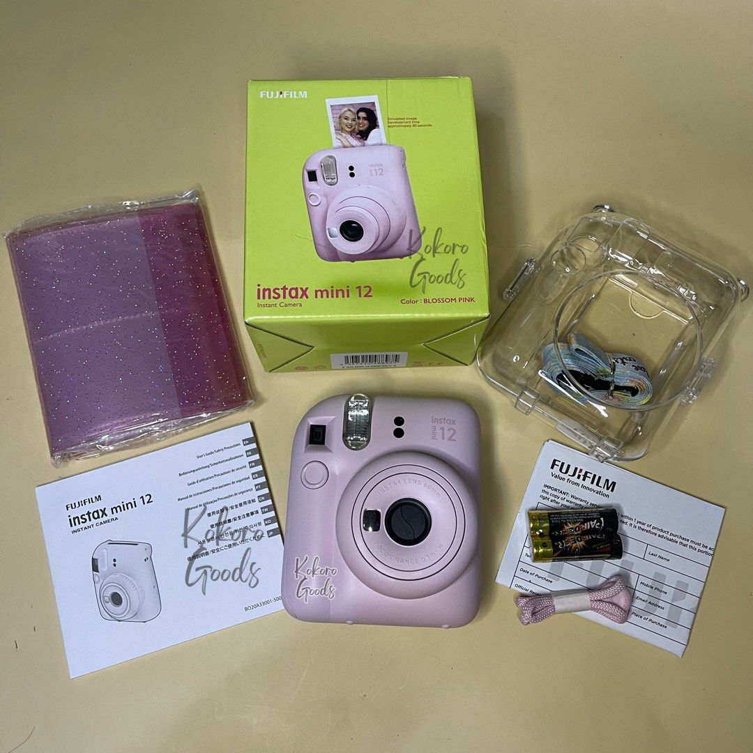 Instax Mini 12 Instant Camera (Blossom Pink)