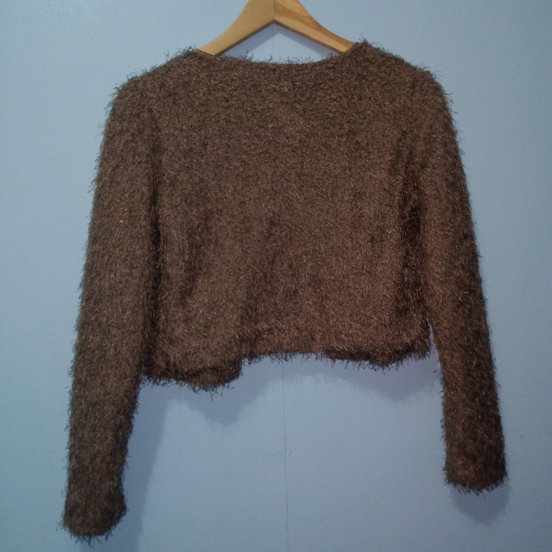 Fuzzy Thin Cardigan
