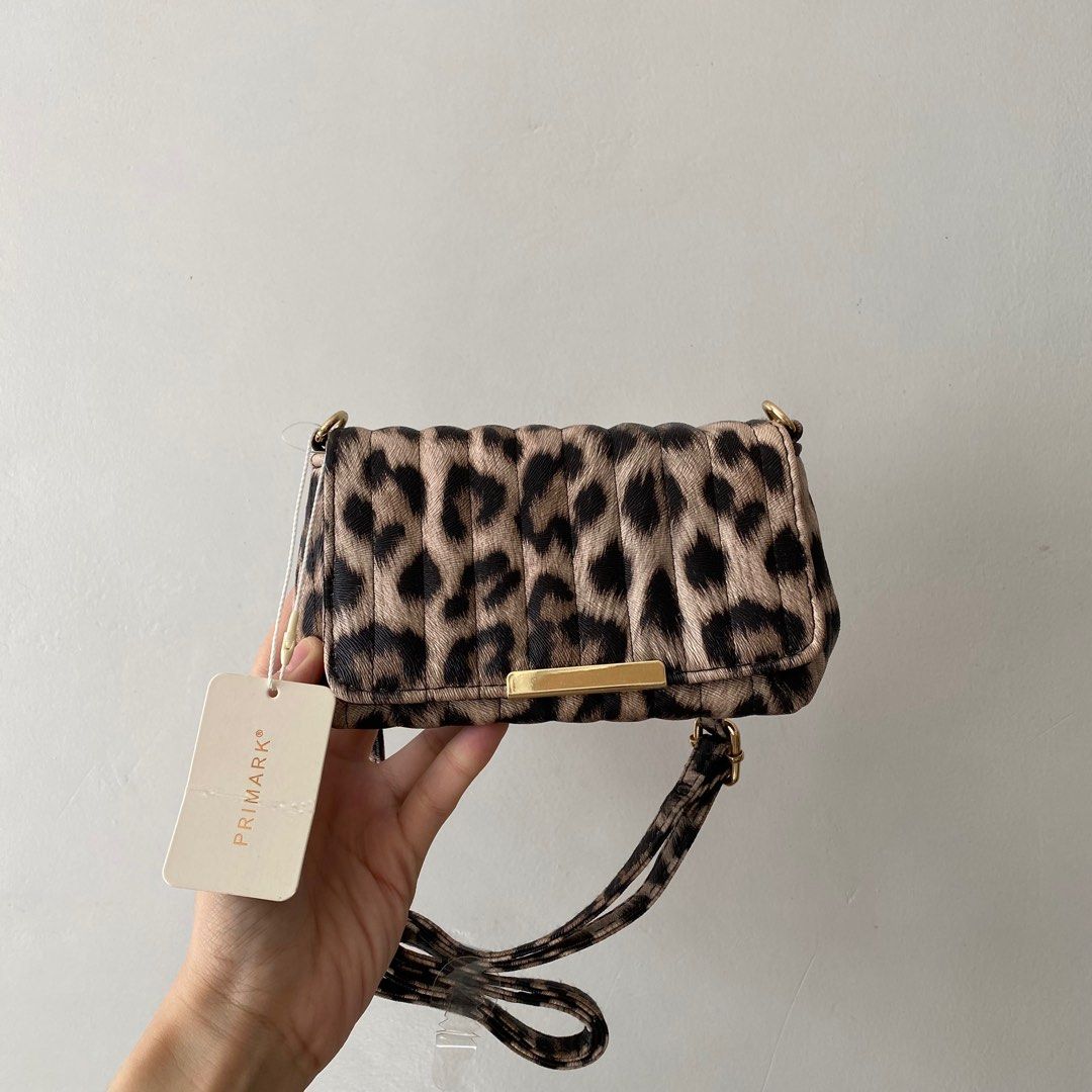 Leopard print clutch bag primark sales