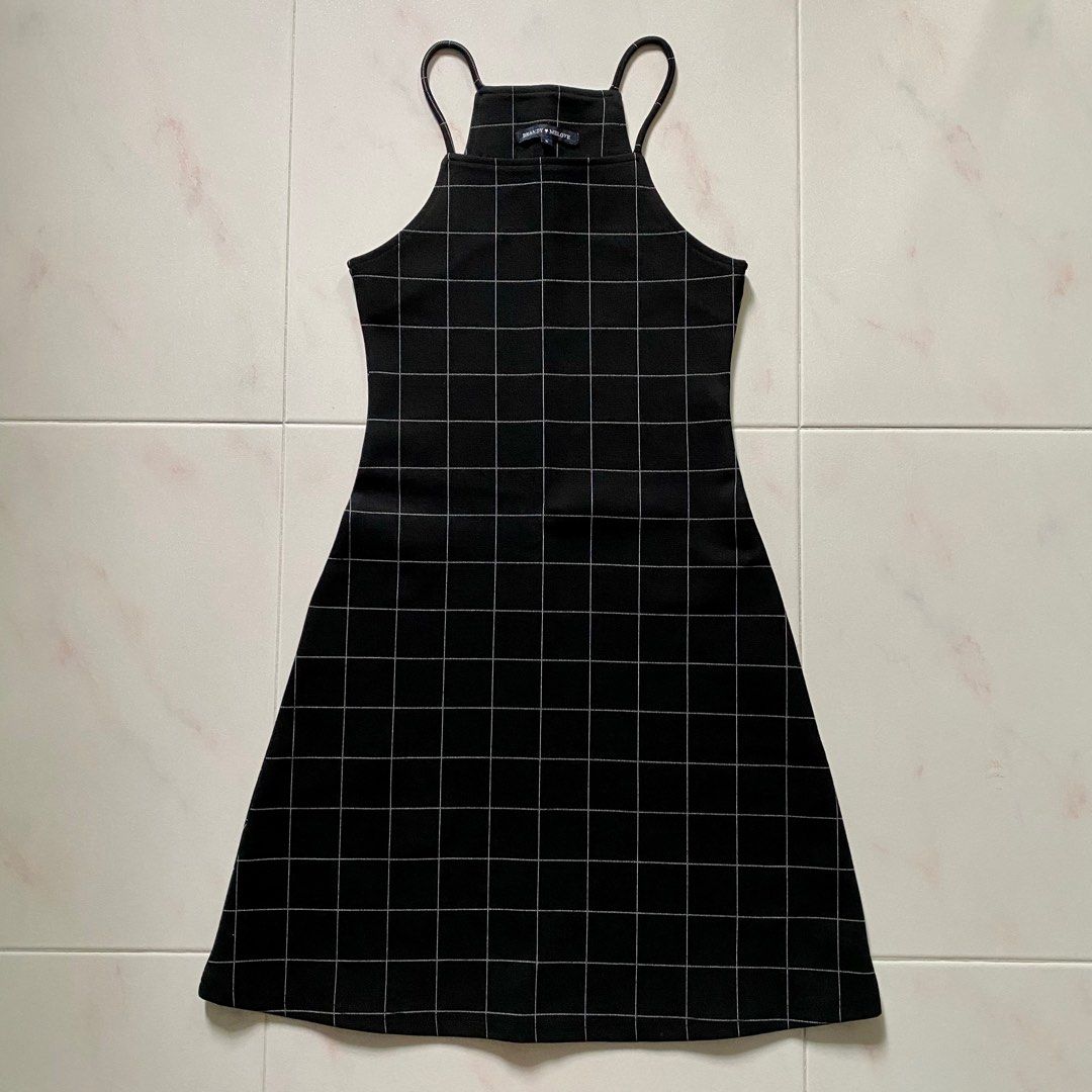 Brandy Melove Black halter neck Checkered Dress, Women's Fashion, Dresses & Sets, Dresses on Carousell Brandy Melove Black halter neck Checkered Dress, Women's Fashion, Dresses & Sets, Dresses on Carousell