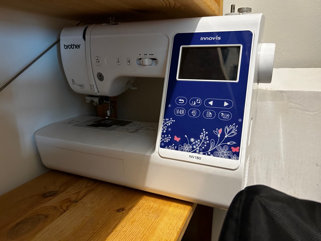 Brother NV180D sewing and embroidery machine with a bunch sewing