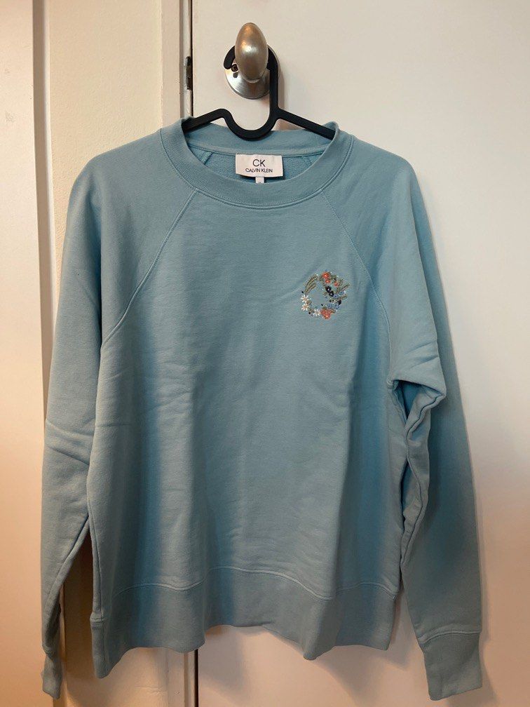 Calvin klein blue sweater new arrivals