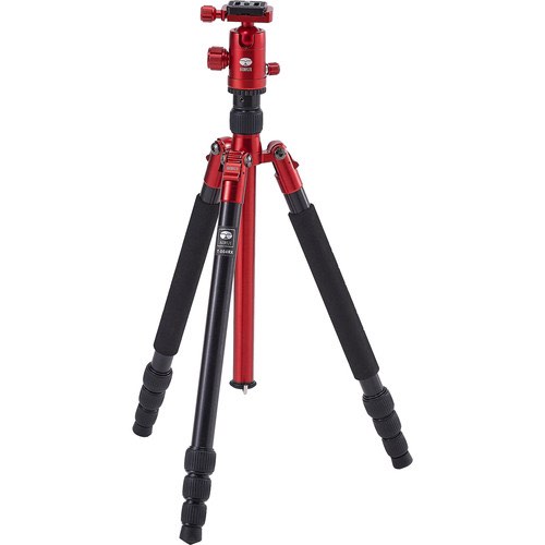 Camera Tripod Sirui T004X Aluminum Tripod with C10S Ball Head (Red
