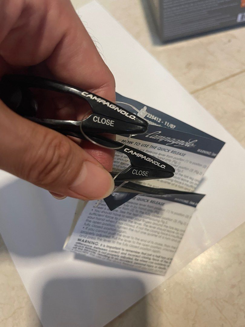 Paire De Serrages Rapides Campagnolo Vintage Années 60/70 – Pour Vélo Course