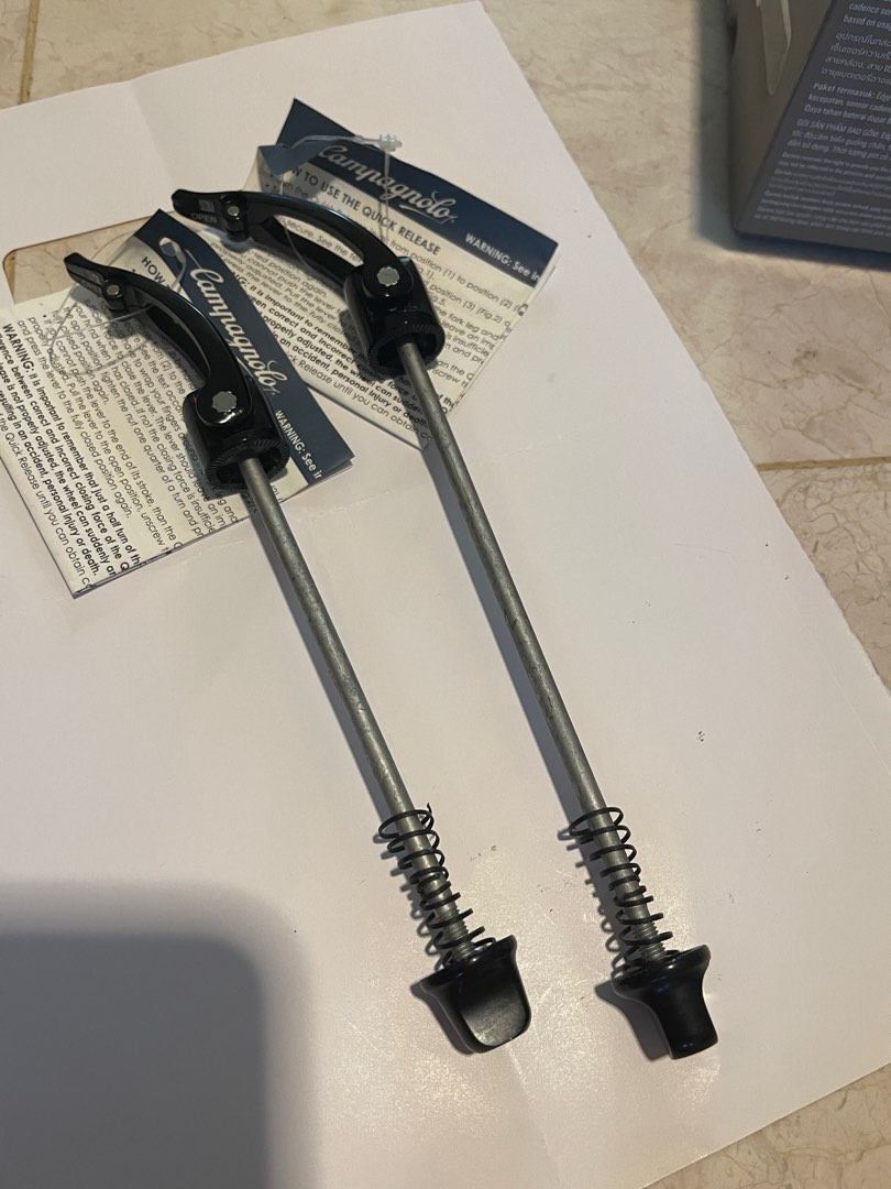 Paire De Serrages Rapides Campagnolo Vintage Années 60/70 – Pour Vélo Course