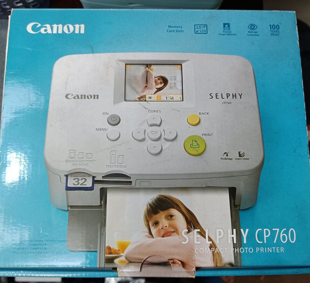 Canon Selphy Cp760 Compact Photo Printer Computers And Tech Printers Scanners And Copiers On 9518