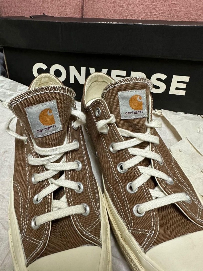 Carhartt WIP X Converse chuck 70 ox brown Men s Fashion Footwear