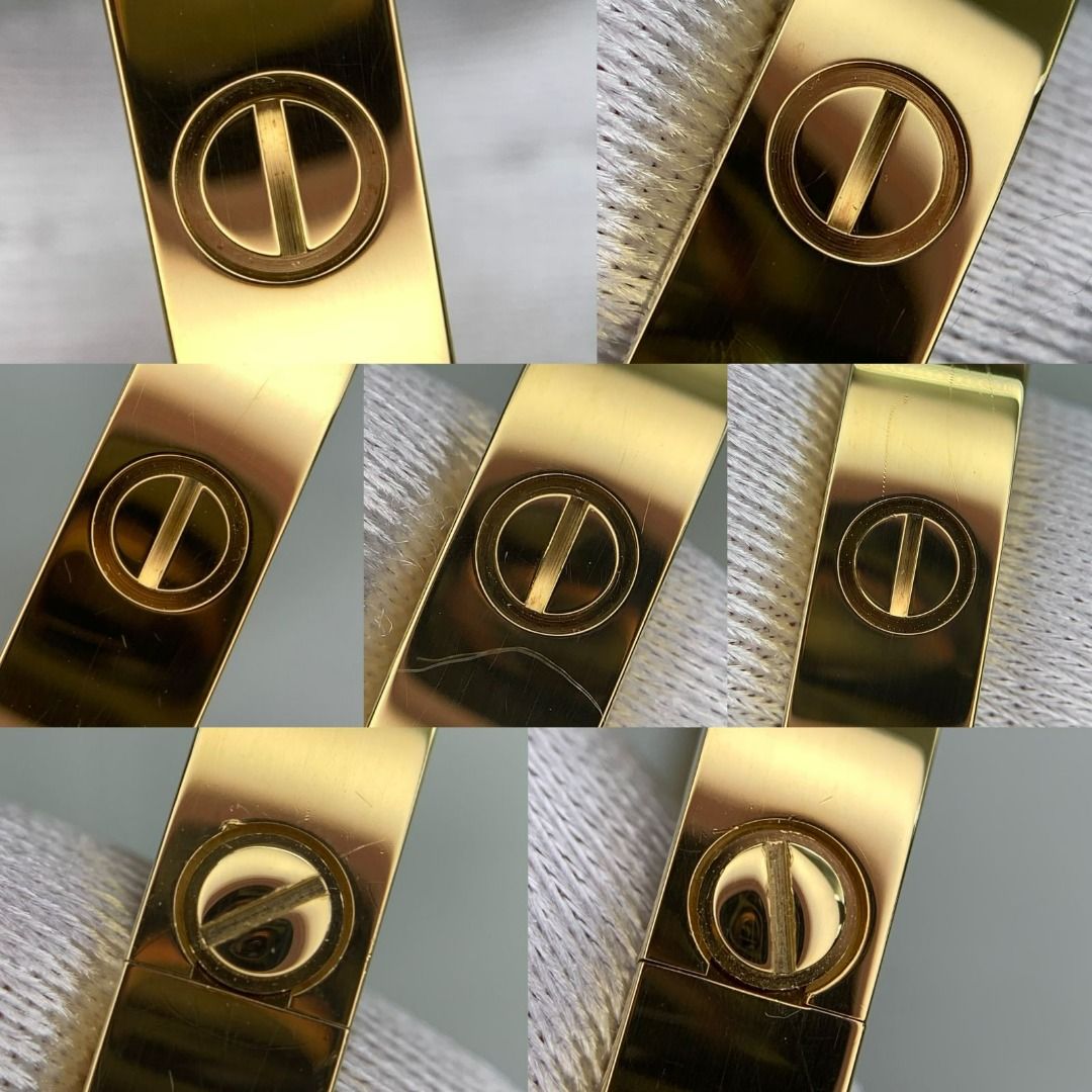 CARTIER LOVE YG 740 DIAMONDS 4P 34.3G 18 BANGLE 237036114 AL