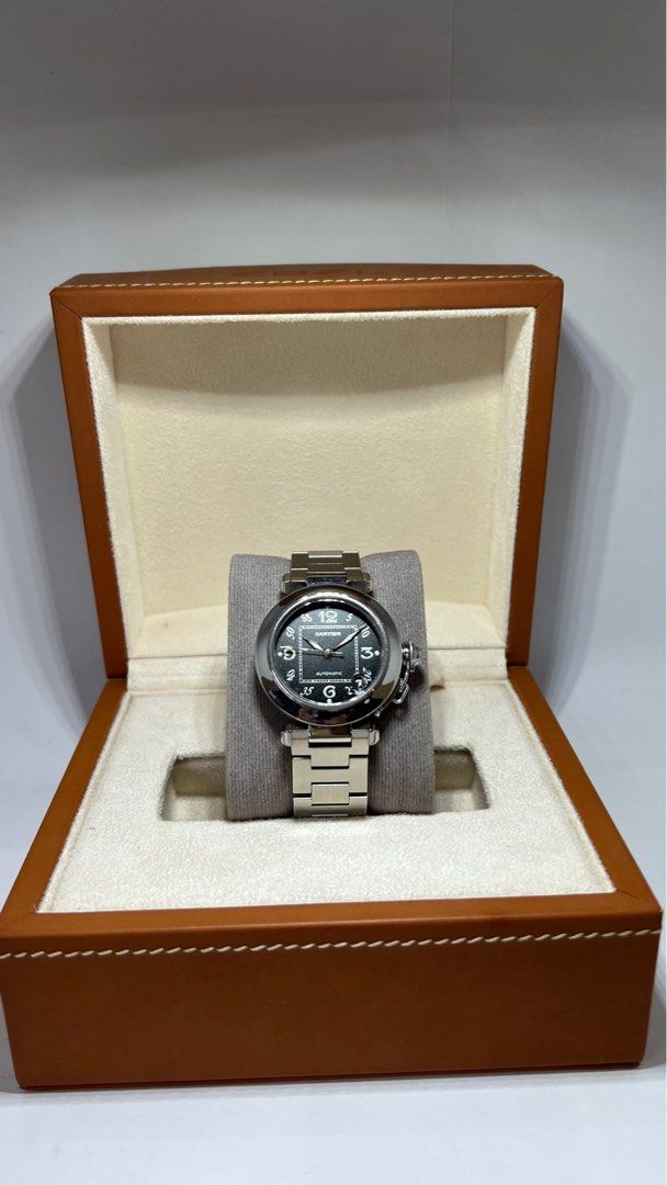 CARTIER Pasha C Black Dial Full Set 2324 Luxury Watches on