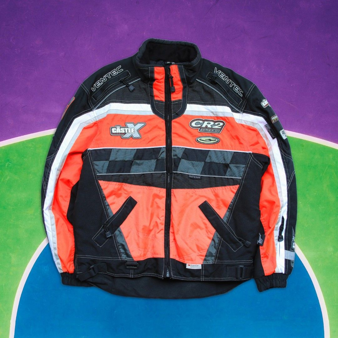 CASTLE X SNOWMOBILE CR2 VINTAGE RACING JACKET Fesyen Pria Pakaian Baju Luaran di Carousell