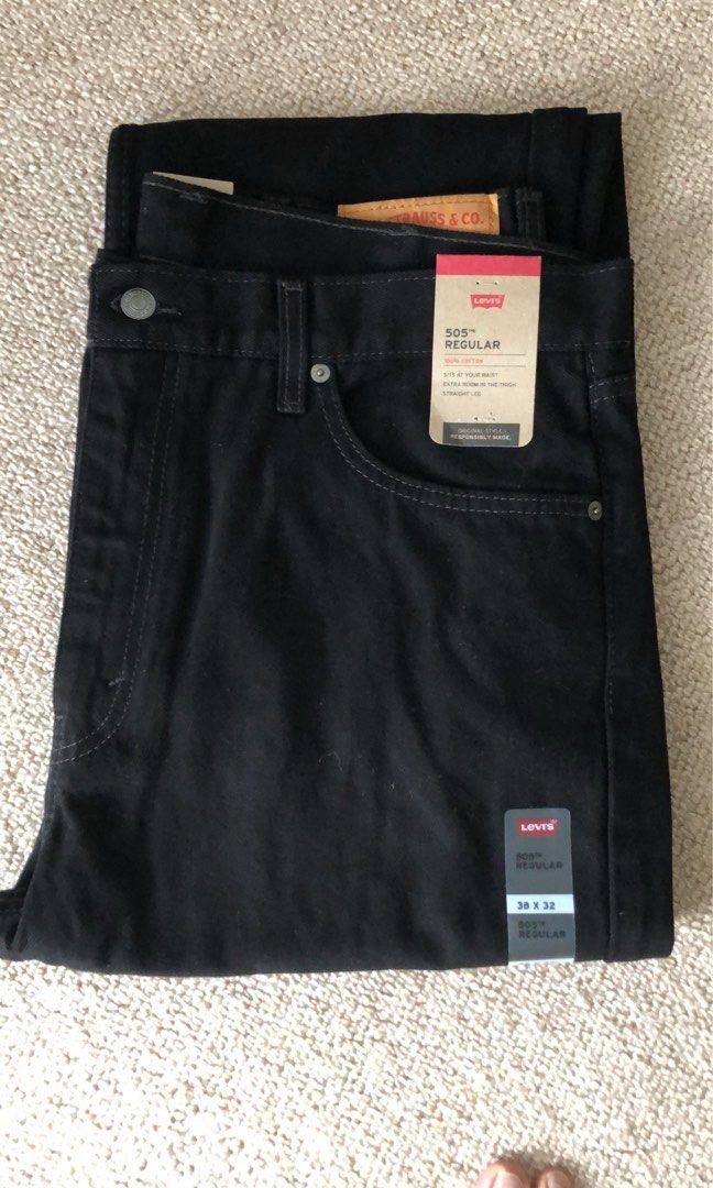 Celana Jeans Ori Levis 505 Men Size 38 Regular