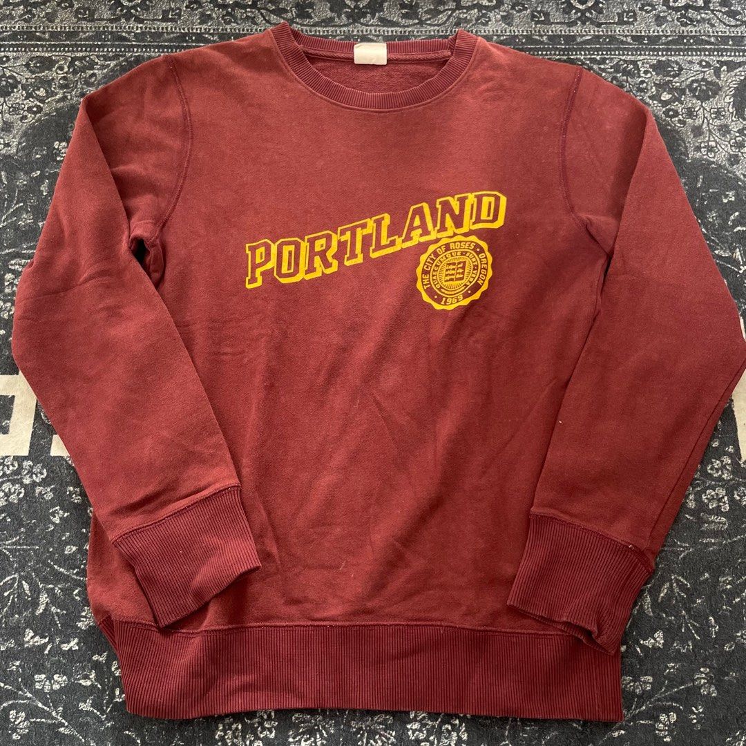 champion portland sweater size s Fesyen Pria Pakaian Atasan di