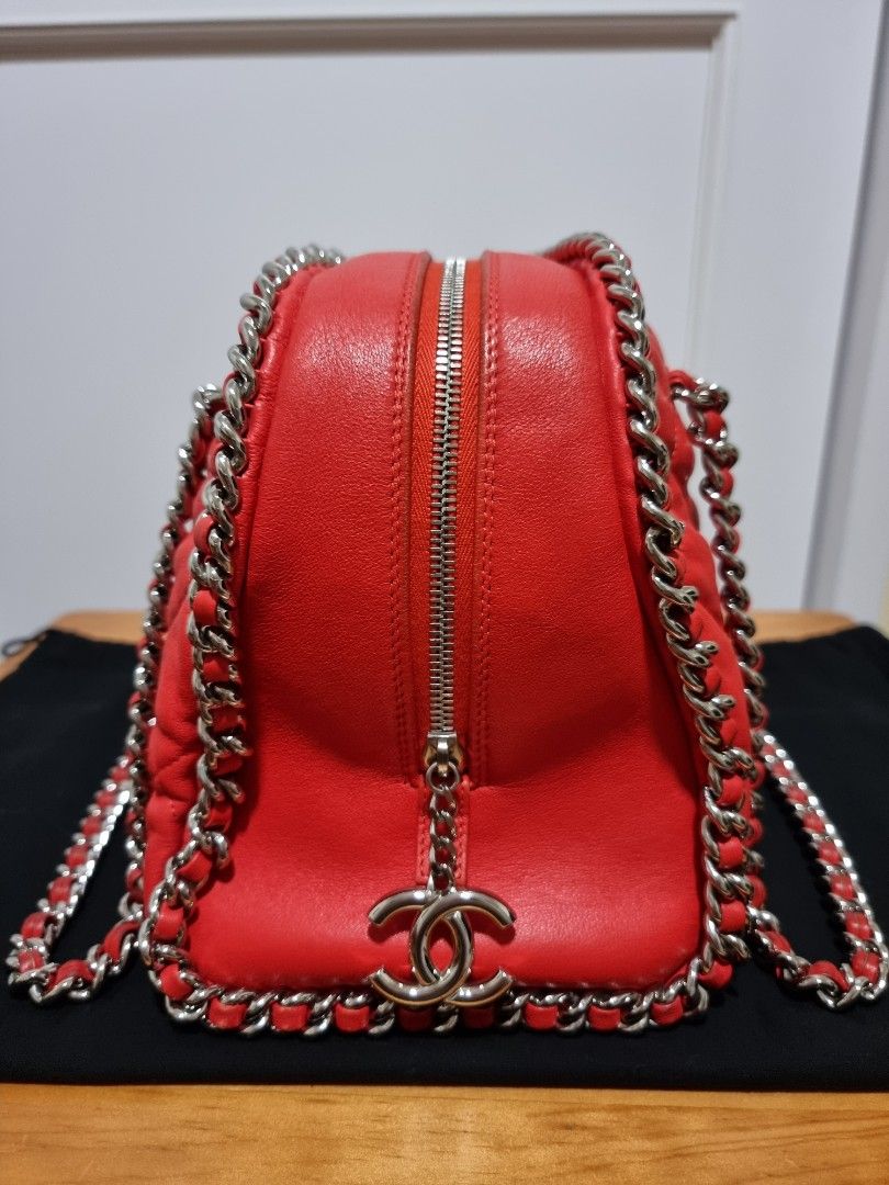Chanel Bowling Bag, Luxury, Bags & Wallets on Carousell