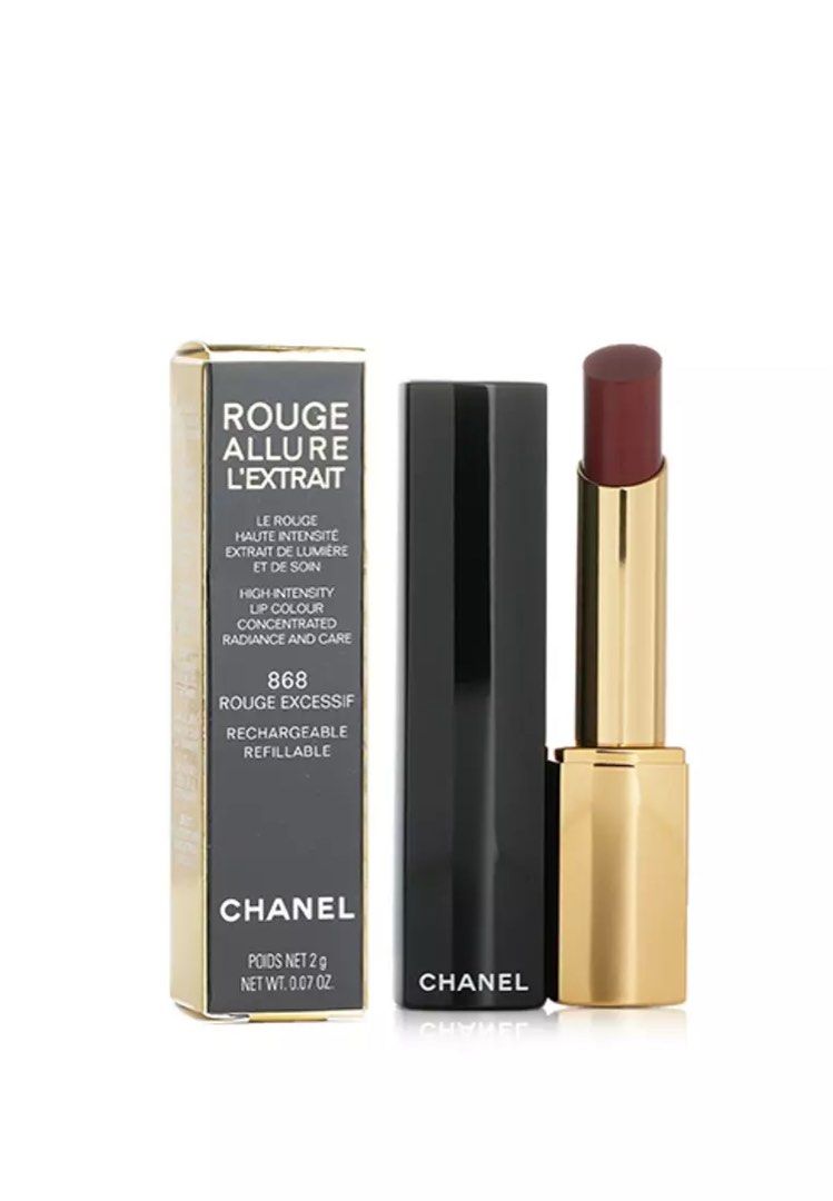Chanel Rouge Allure L'extrait Lipstick in Shade 868, Beauty & Personal  Care, Face, Makeup on Carousell