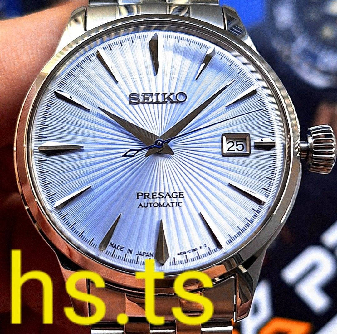seiko presage cocktail time ice blue