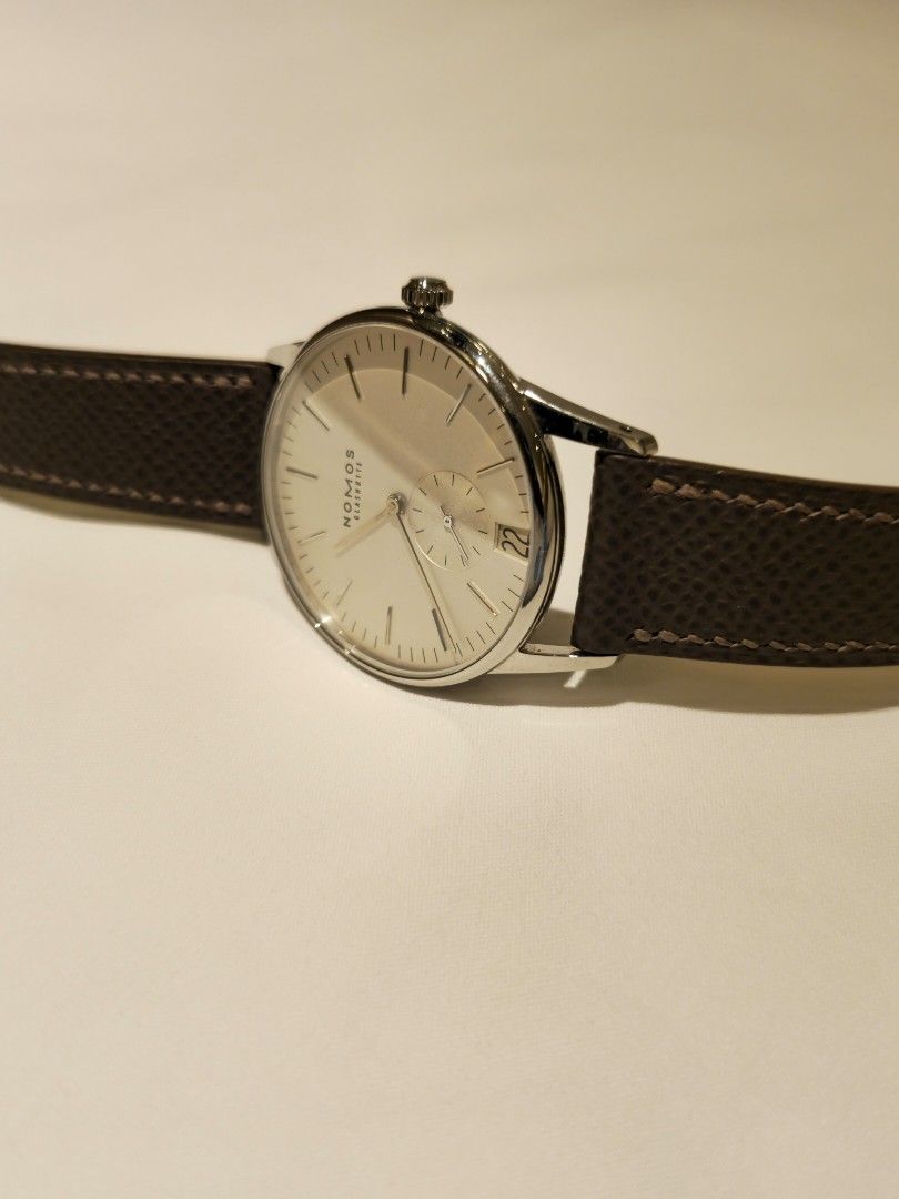 CHEAPEST NOMOS Orion 38 Datum White ORION 38 Date Luxury Watches on Carousell