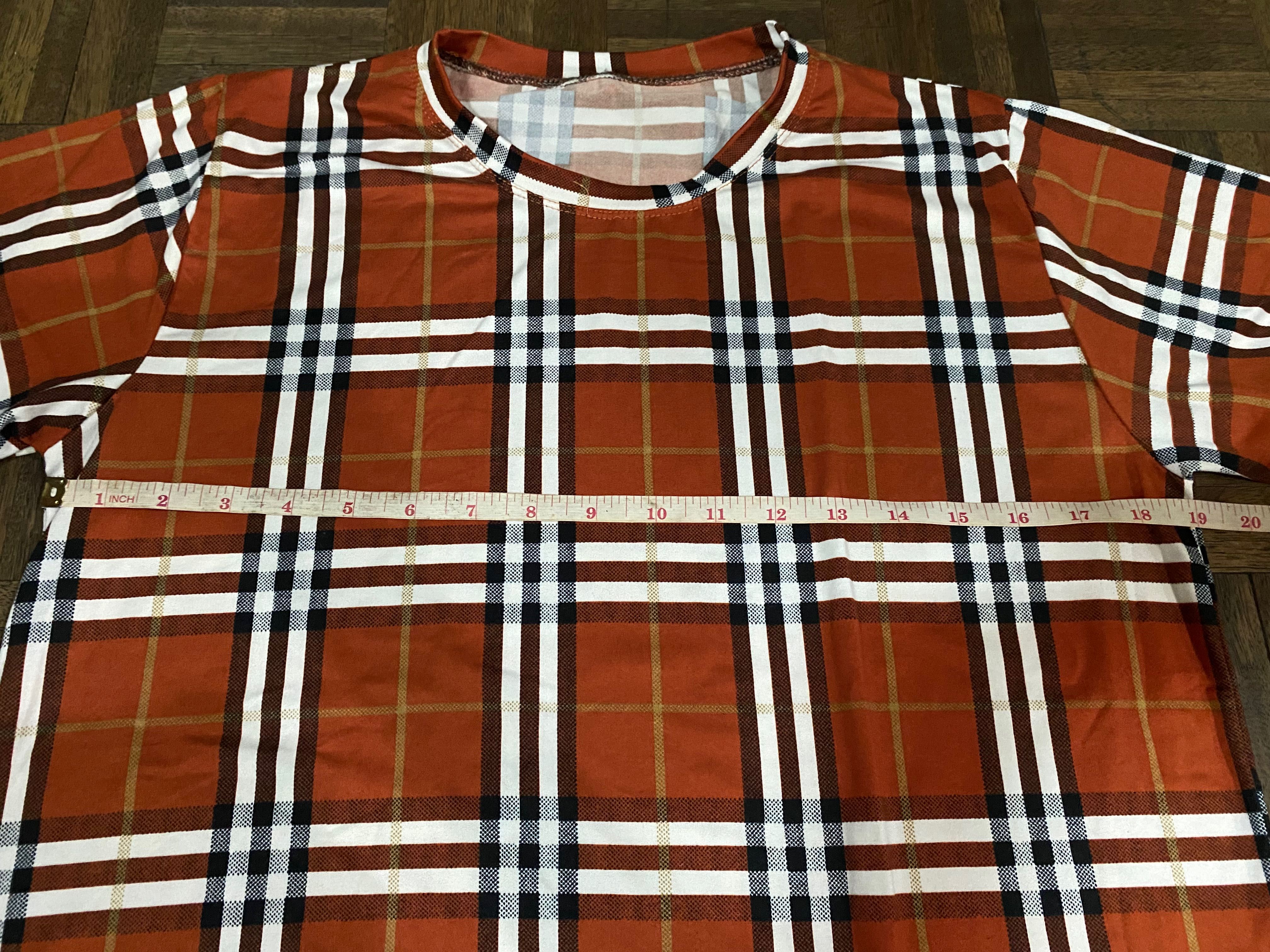 Checkered Plaid Tshirt and Tie Shorts Coordinates Set (Category: Sets or Coordinates) located in Malabon City. Submitted by clo_set (Listing ID 1266606785, Image 2). Description: - Brand New - Stretchable and Shorts have a Garterized Waistband - Fits a Medium to Large.
