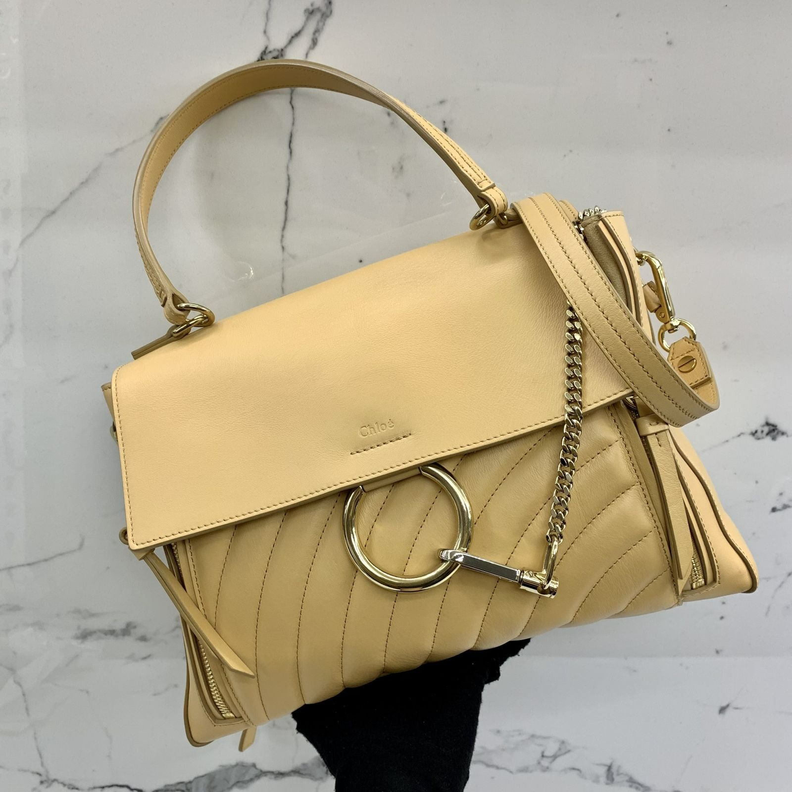 CHLOE FAYE 2 WAY SHOULDER BAG 237038394 AL Luxury Bags Wallets