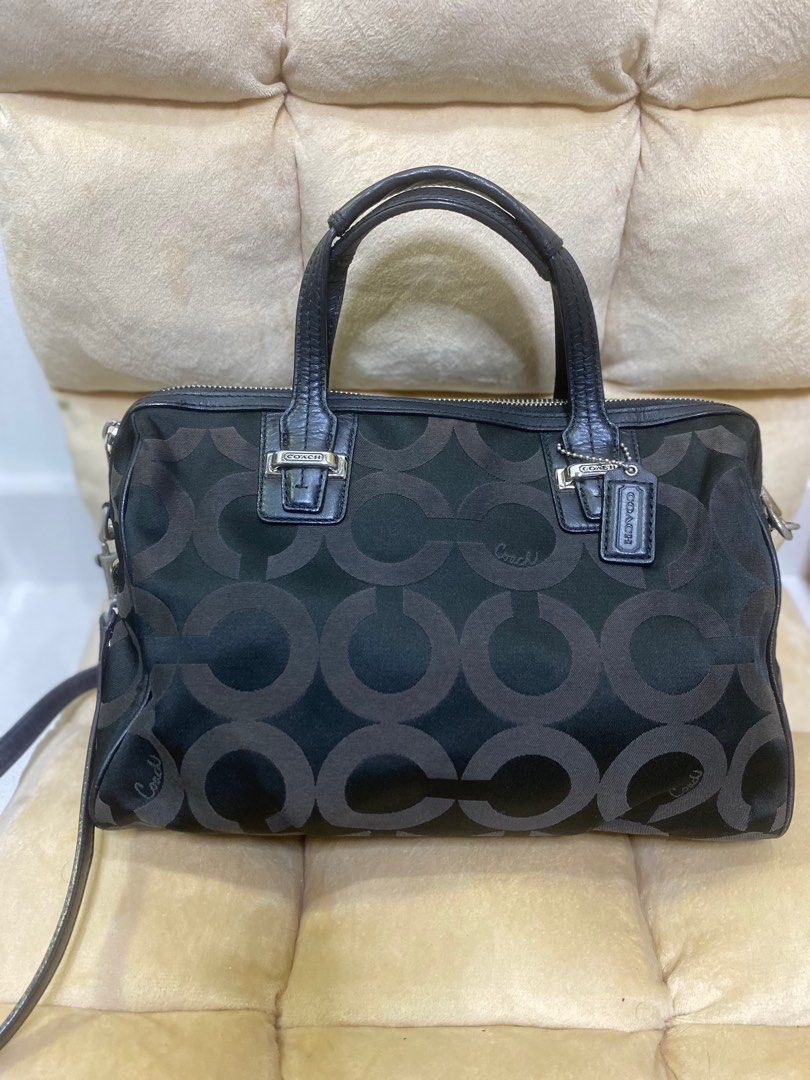 Coach Boston 2 Way bag Luxury Bags Wallets on Carousell