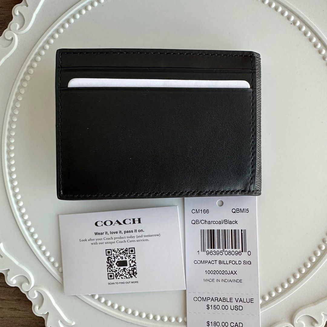 Coach Men card holder, Men's Fashion, Watches & Accessories, Wallets