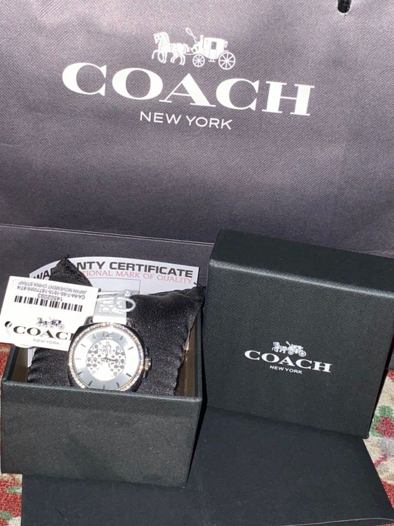 Coach watches store on sale