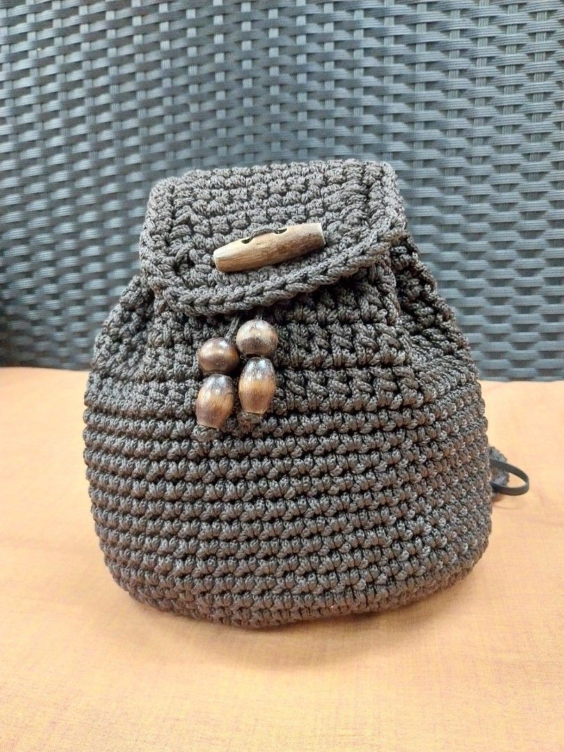 Just finished my crochet backpack 😊 : r/somethingimade