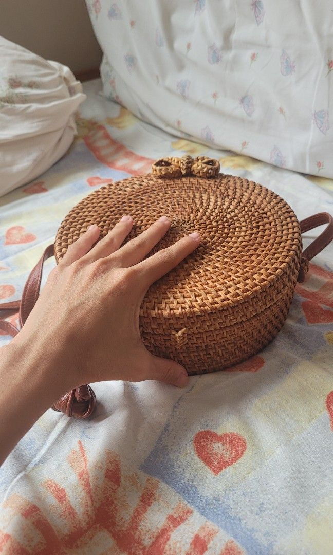 Cross body Rattan Bali Bag