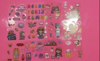  Ciieeo 12 Sheets Scrapbook Cartoon Stickers Sticker