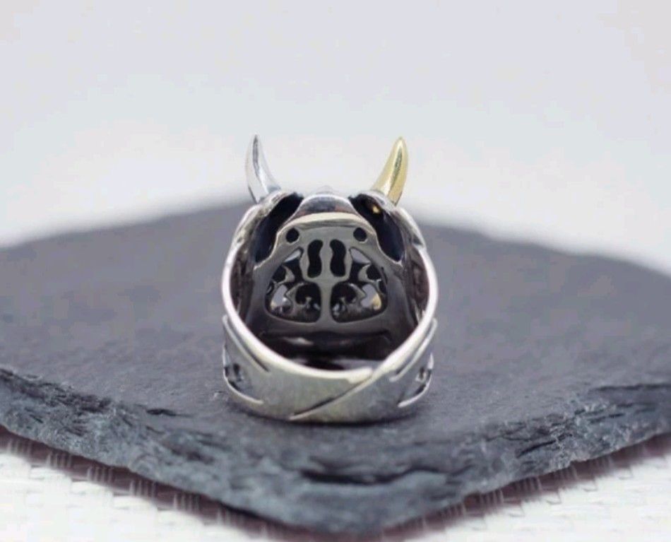 Devil Horn Ring Men Skull Women s Fashion Jewelry Organisers