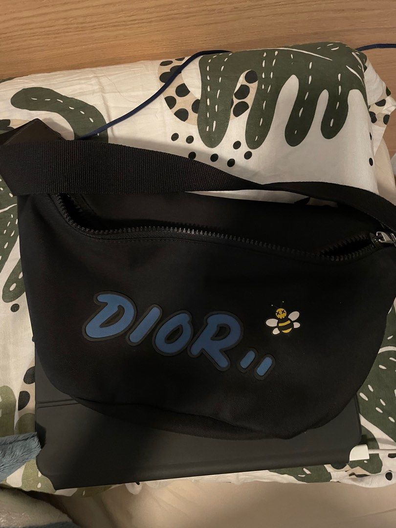 Dior Kaws Belt Bag Blue