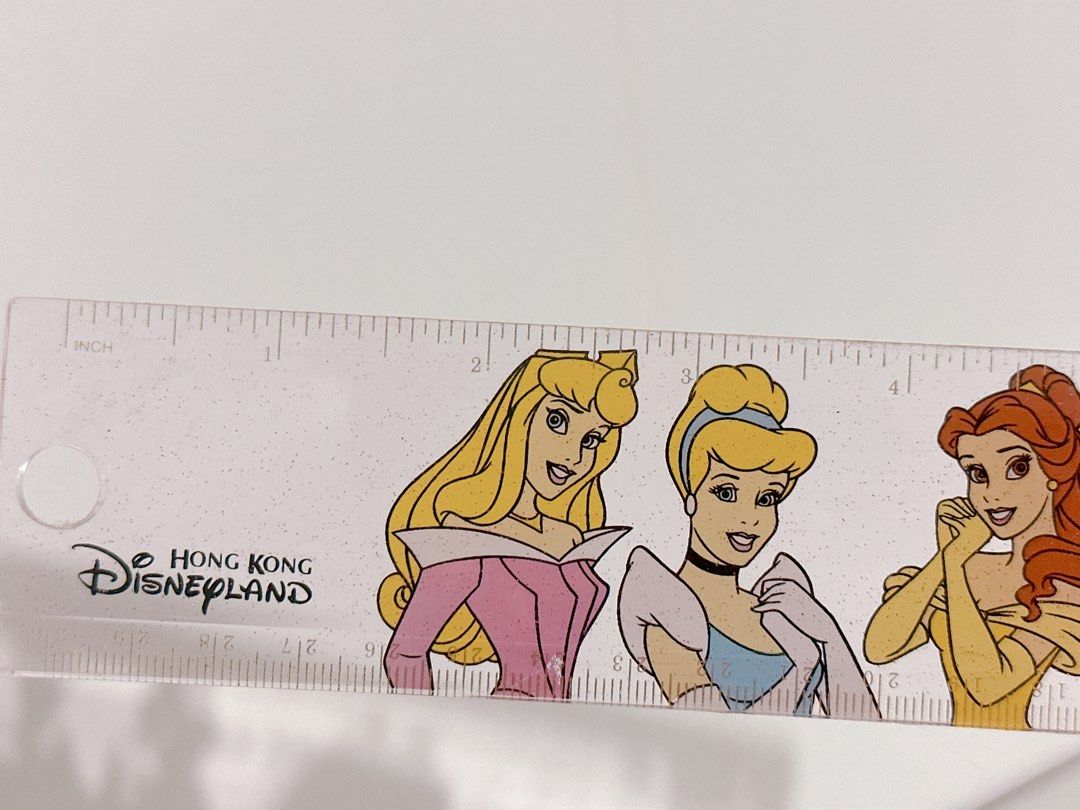 Disney Princess Ruler 迪士尼公主間尺 30cm, 興趣及遊戲, 手作＆自家設計, 文具 - Carousell