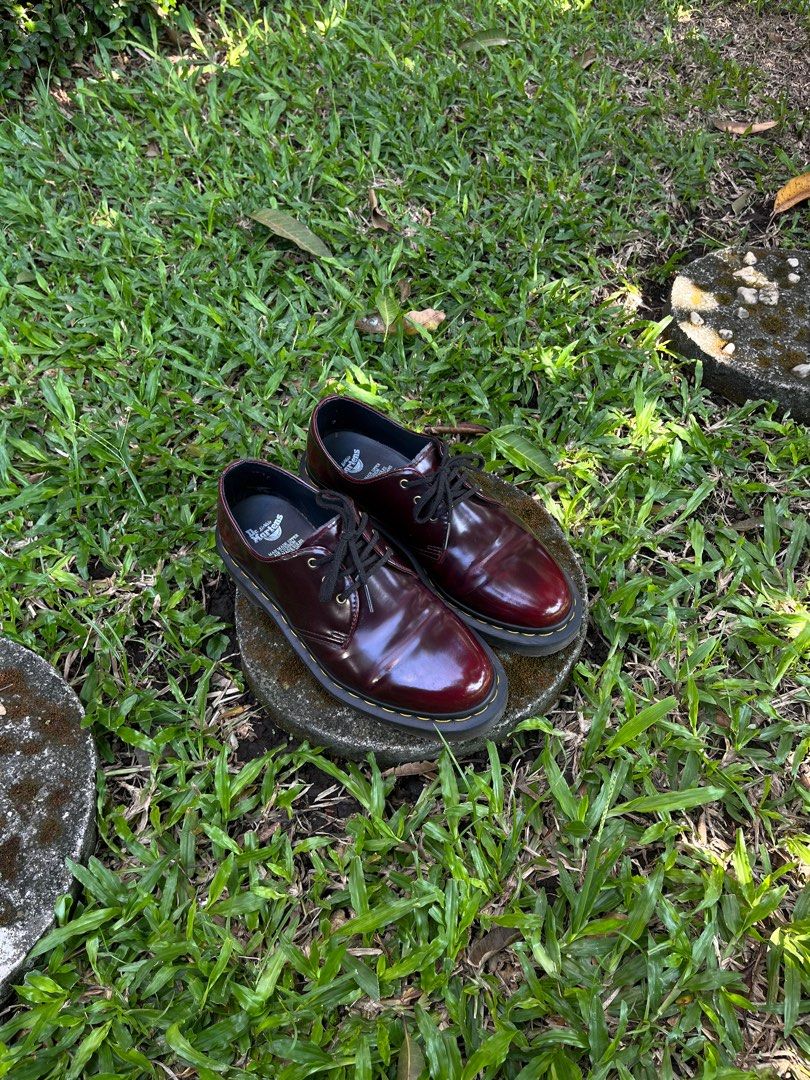 Dr martens 1461 discount vegan cherry red