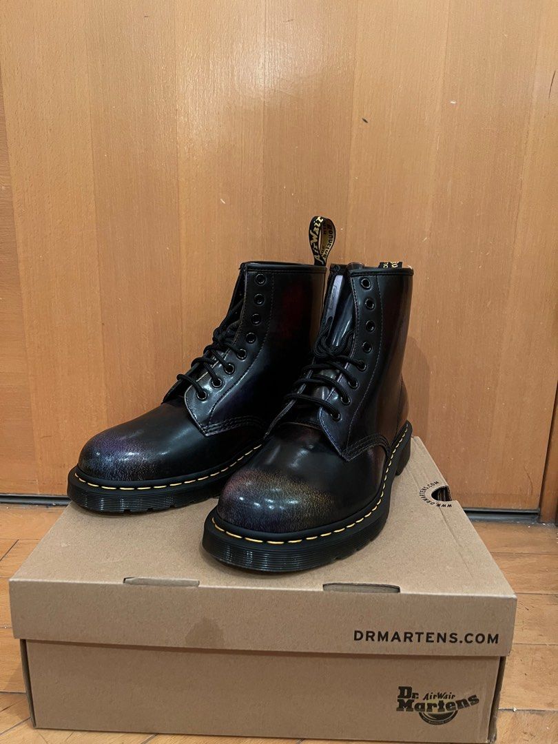 全新Dr Martens Boots 1460 for Pride (Black+Multi/Rainbow Ruboff