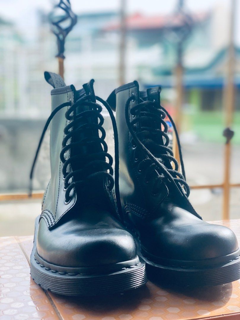Dr.Martens 1460 Mono black Women s Fashion Footwear Boots on