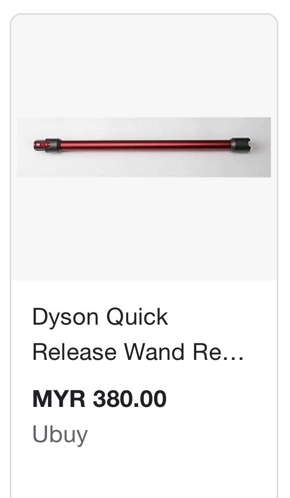 Dyson Vacuum Wand, TV & Home Appliances, Vacuum Cleaner & Housekeeping