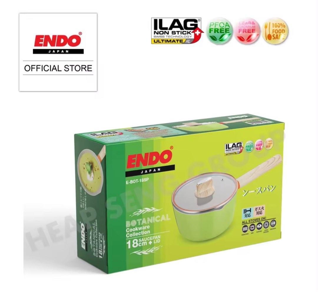 ENDO Saucepan, Furniture & Home Living, Kitchenware & Tableware, Cookware & Accessories on Carousell