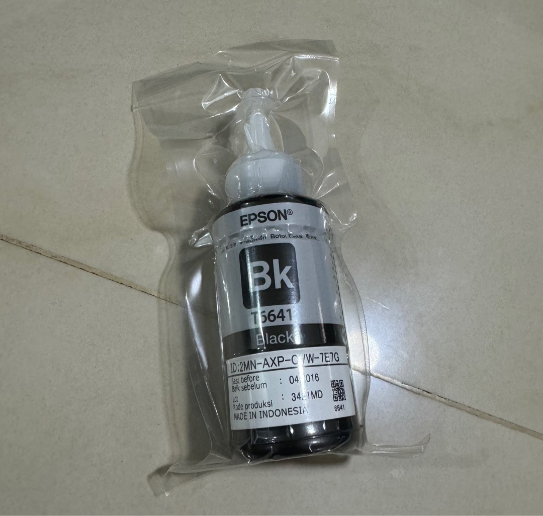 Epson T6641 Black Ink in a Bottle, Computers & Tech, Printers, Scanners ...