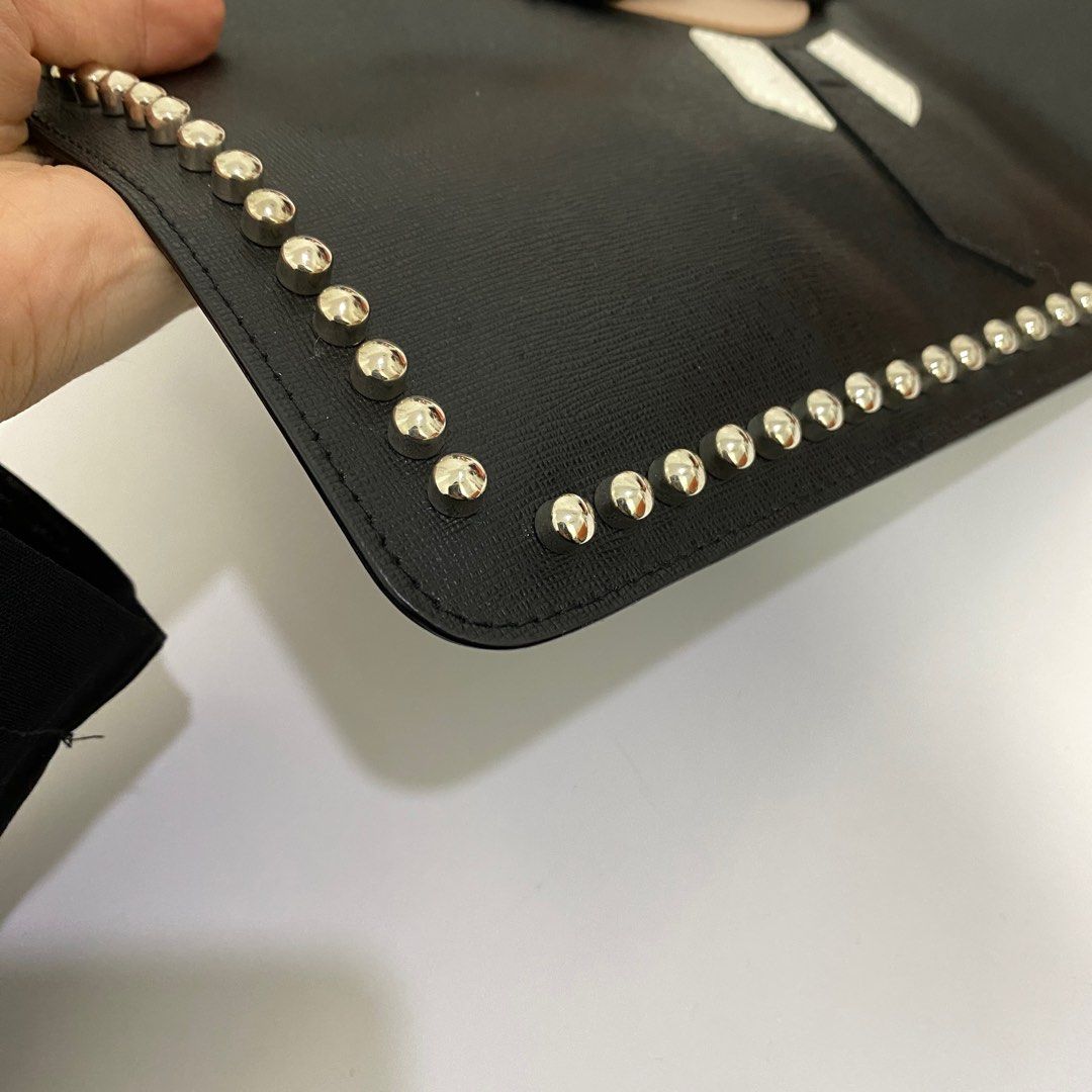 Fendi Karlito Clutch in Black