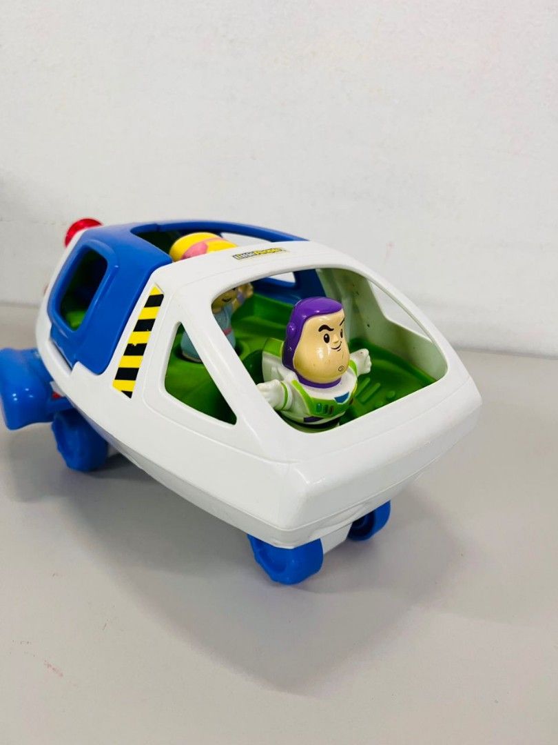 Fisher Price Little People Toy Story Disney BuzzLightyear Spaceship Fp Lp