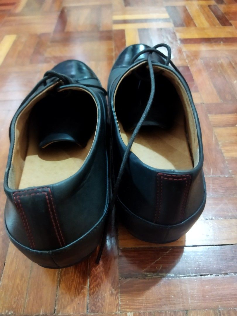 Fitflop Uno Oxford All Black Leather Shoes EUR39 Women s Fashion