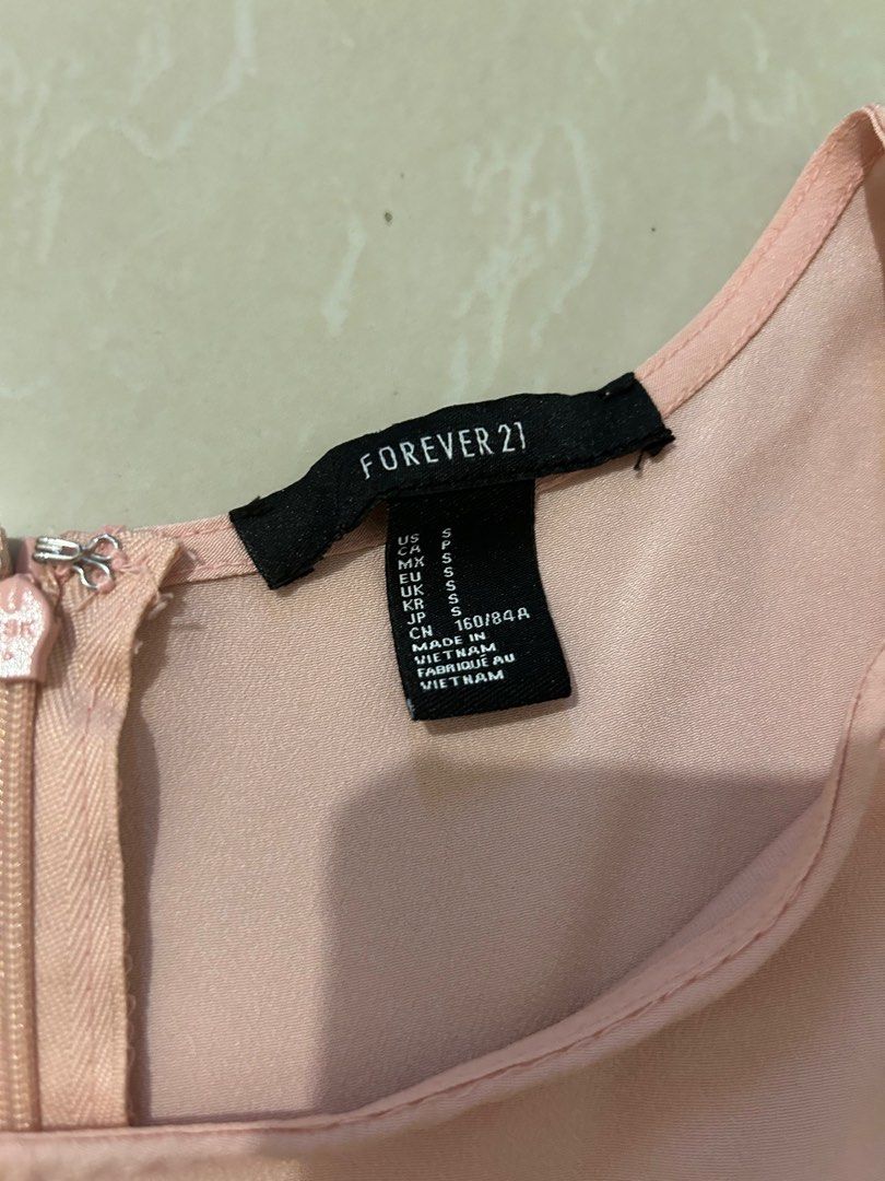 Forever 21 peach dress cheap