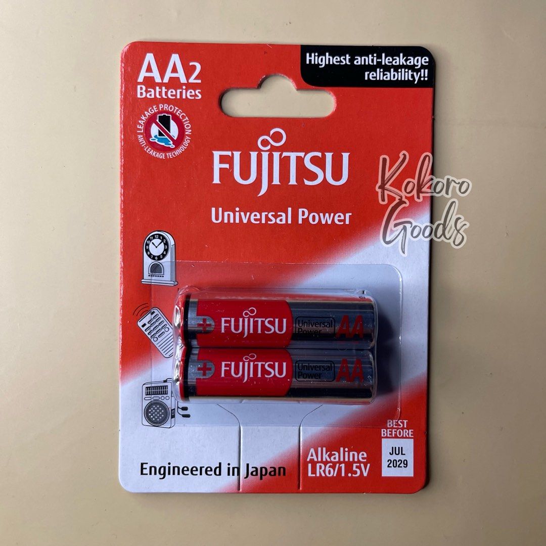 Fujitsu AA (Double A) Alkaline Battery for Instax & Film Camera