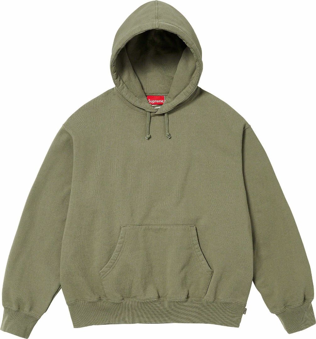 Supreme trademark hooded sweatshirt 灰 XL