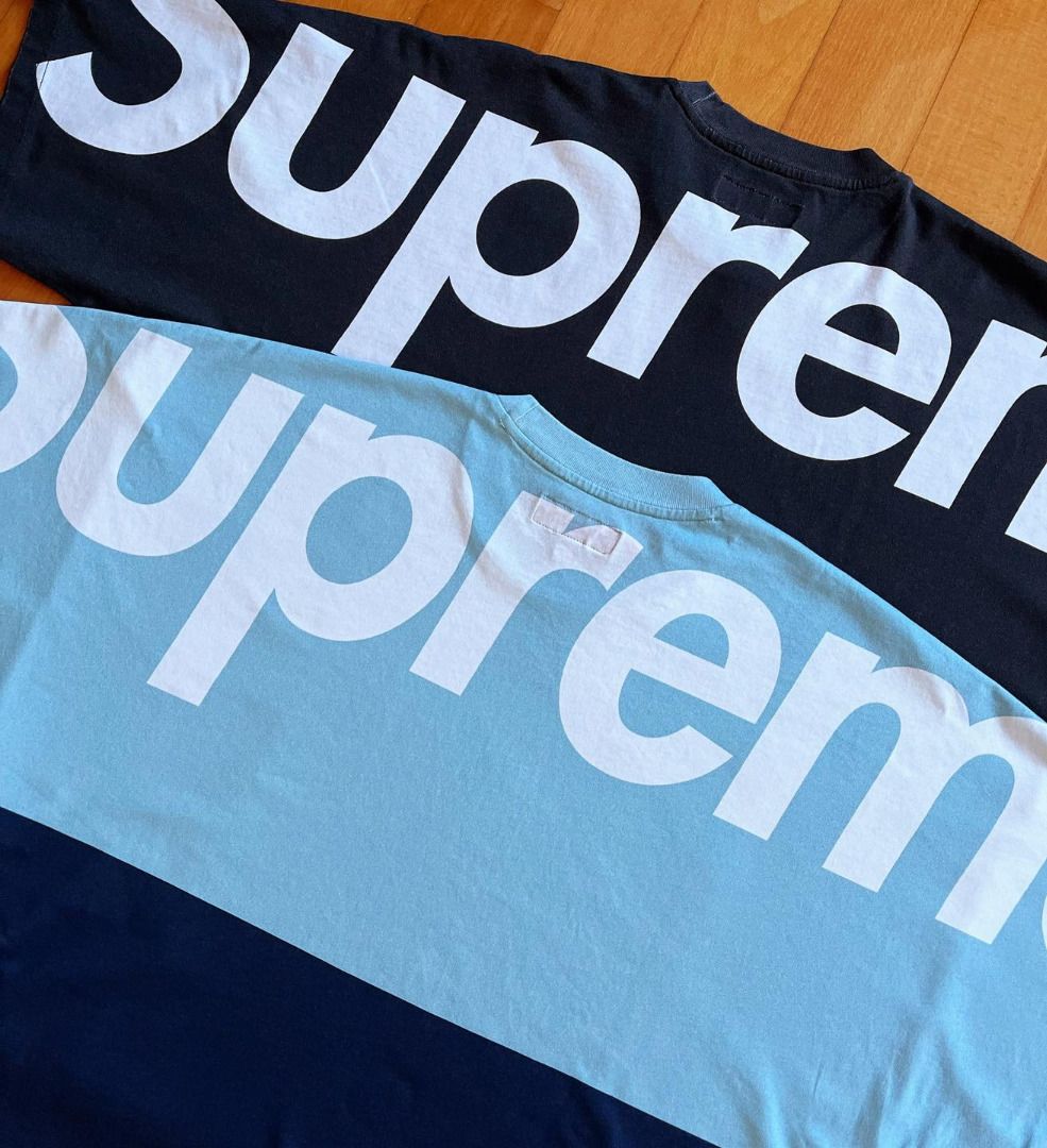 FW23✨ Supreme Split S/S Top Tee (2Colors) T恤T-Shirt, 名牌, 服裝
