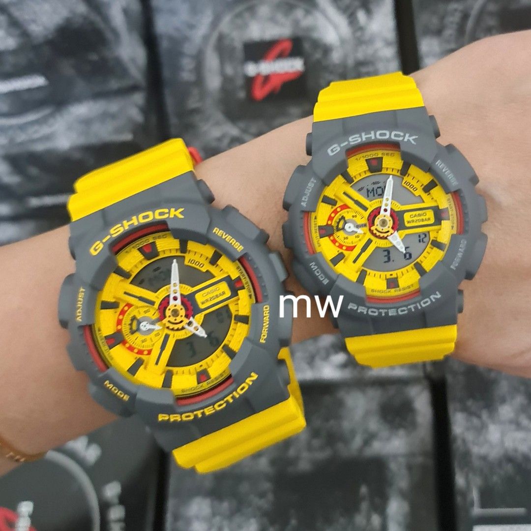 G shock protection yellow online