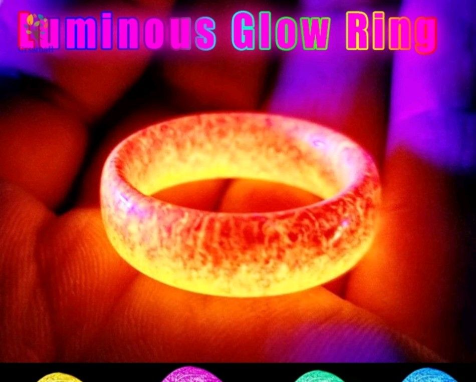 Red glow in new arrivals the dark ring
